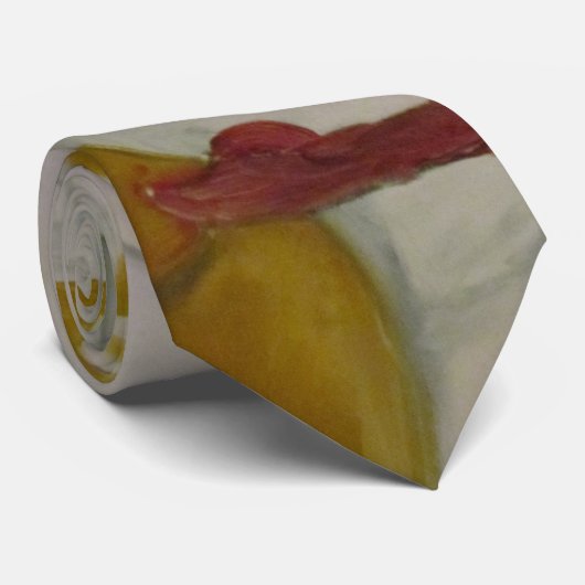 Die Ruby Red Lips-Krawatte Krawatte (Gerollt)