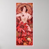 Die Ruby von Alphonse Mucha Poster (Vorne)