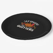 Die Rückhalteeinrichtungen sind für Quitter Cool m Pappteller (Schrägansicht)