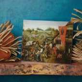 Die Rückkehr aus der Kermesse (Öl auf Tafel) Fotoplatte (Seite)