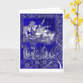 Die Rückkehr der Excalibur Gruß-Karte Karte (Gelbe Blume)