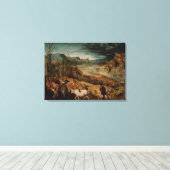 Die Rückkehr der Herde 1565 Leinwanddruck (Insitu (Holzboden))