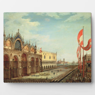 Die Rückkehr der Markustroops nach Venedig Fotoplatte