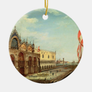 Die Rückkehr der St- Marktruppen nach Venedig Keramikornament