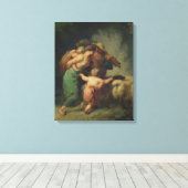 Die Rückkehr der Uhr Leinwanddruck (Insitu (Holzboden))