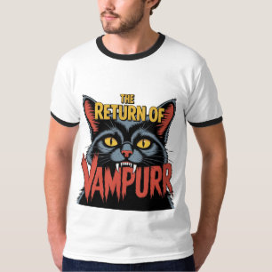 Die Rückkehr der Vampurr Kunst Retro Horror Vampir T-Shirt