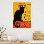 Die Rückkehr des Black Cat Vintage Poster (Küche)