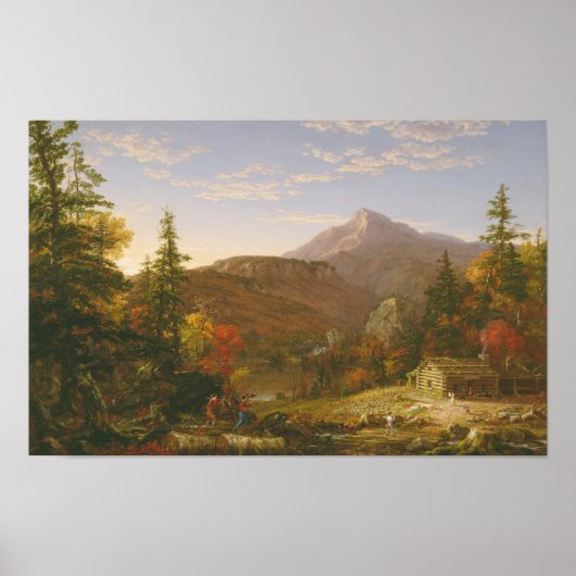 Die Rückkehr des Jägers (1845) — Thomas Cole Poster (Vorne)