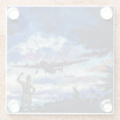 Die Rückkehr des Kriegers Glasuntersetzer (Rückseite)