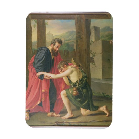 Die Rückkehr des Prodigalen Sohnes, 1823 (Öl in Ca Magnet (Vertikal)
