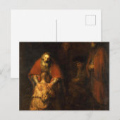 Die Rückkehr des prodigalen Son-Malers Postkarte (Vorne/Hinten)
