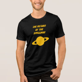 Die Rückkehr des Space-Man Black & Yellow Tri-Blend Shirt