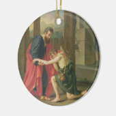 Die Rückkehr des verschwenderischen Sohns, 1823 Keramikornament (Links)