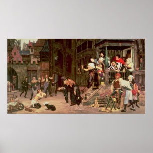 Die Rückkehr des verschwenderischen Sohns, 1862 Poster