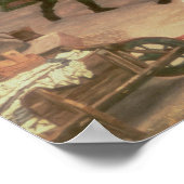 Die Rückkehr des Wunders, 1862 Poster (Ecke)