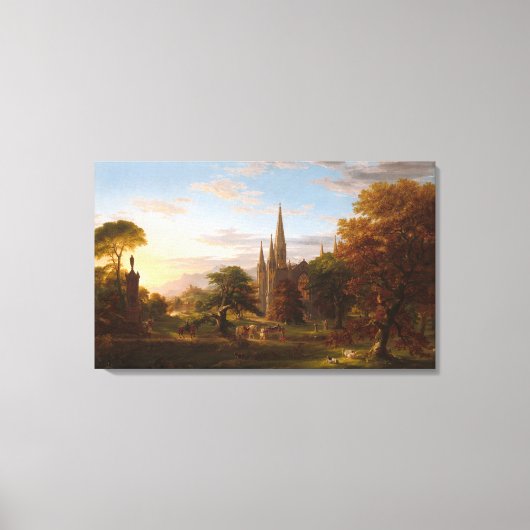 Die Rückkehr durch ThomasCole Leinwanddruck (Vorderseite)
