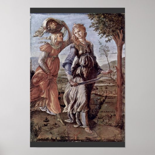 Die Rückkehr von Judith nach Bethulia durch Bottic Poster (Vorne)