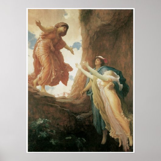 Die Rückkehr von Persephone von Frederic Leighton Poster (Vorne)
