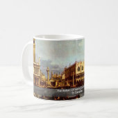 Die Rückkehr von Venedig "Bucentaurus" "" durch Kaffeetasse (Vorderseite Links)