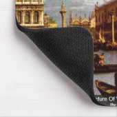 Die Rückkehr von Venedig "Bucentaurus" "" durch Mousepad (Ecke)