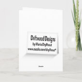 Die Rückseite des Pferdes zum Abschied Karte (Rückseite)