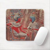 Die Rückseite des Thrones von Tutankhamun Mousepad (Mit Mouse)
