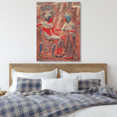 Die Rückseite des Throns von Tutanchamun Leinwanddruck (Insitu (Schlafzimmer))
