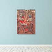 Die Rückseite des Throns von Tutanchamun Leinwanddruck (Insitu (Holzboden))