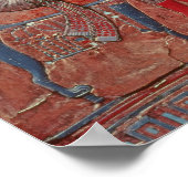 Die Rückseite des Throns von Tutanchamun Poster (Ecke)