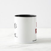 "Die Rückseite des Vatis…" Kaffee-Tasse Tasse (Zentrum)