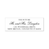 Die Rücksendeadresse der Zukunft Permastempel (Design)