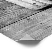 Die Ruder hängen an einem Holzschuppen in Big Cypr Poster (Ecke)