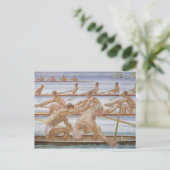 Die Ruderer Postkarte (Stehend Vorderseite)