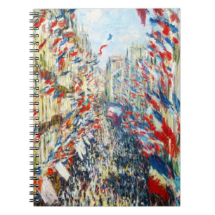 Die Rue Montorgueil, Paris, Festival Juni Notizblock