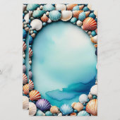 Die Ruhe am Meer Briefpapier (Vorne/Hinten)