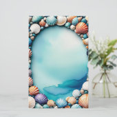 Die Ruhe am Meer Briefpapier (Stehend Vorderseite)