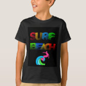 Die Ruhe am Meer, der ruhige Strand T-Shirt (Vorderseite)