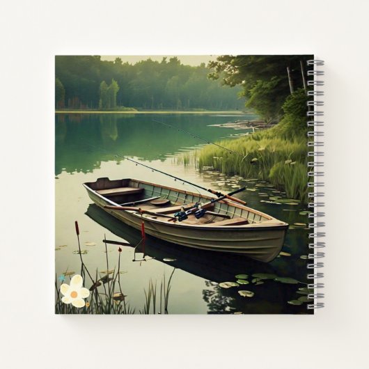 "Die Ruhe am See" Notizblock (Rückseite)