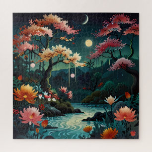 "Die Ruhe am Sonnenuntergang: Traditionelle chines Puzzle