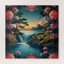 "Die Ruhe am Sonnenuntergang: Traditionelle chines