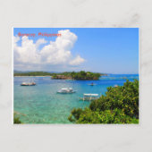 Die Ruhe am Strand Postkarte (Vorderseite)