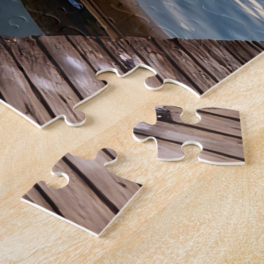 Die Ruhe am Sunset Lake Puzzle (Seite)