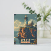 Die Ruhe an der Küste: Nationalpark Acadia Postkarte (Stehend Vorderseite)