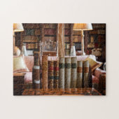 Die Ruhe der Bibliothek - Puzzlespiel Puzzle (Horizontal)