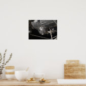 Die Ruhe der Internationalen Raumstation Poster (Küche)