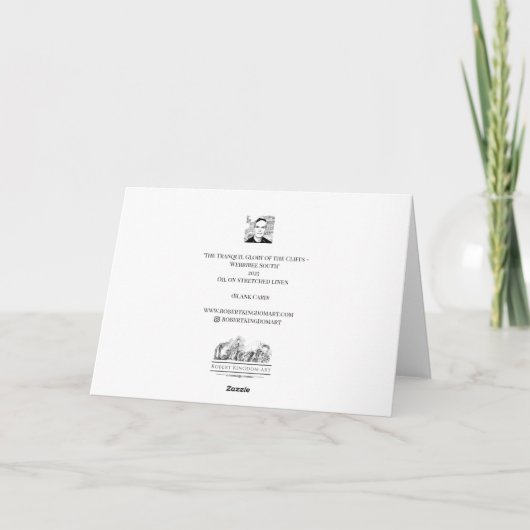 Die Ruhe der Klippen - Werribee Süd Dankeskarte (Rückseite)