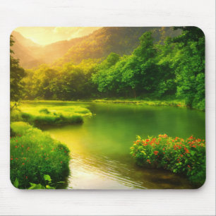 Die Ruhe der Natur auf einem Mousepad