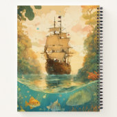 Die Ruhe der Natur: drucktes Nature View Notebook Notizblock (Rückseite)