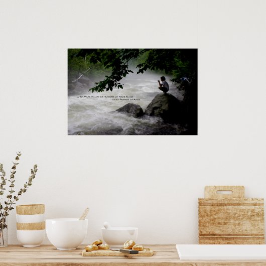 Die Ruhe des Asisi Poster (Küche)