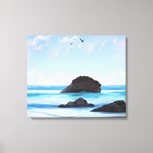 Die Ruhe... friedlich und schön Leinwanddruck (Vorderseite)